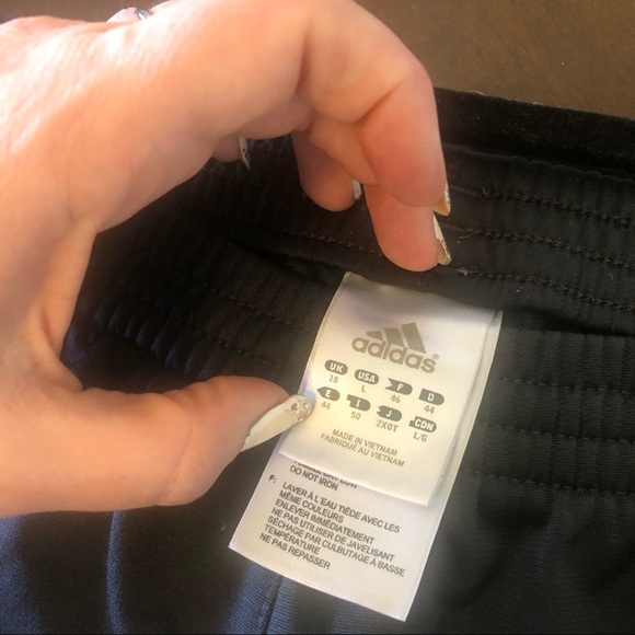 Adidas Charcoal Grey Mint Stripe Y2K Track Pants - Picture 3 of 4